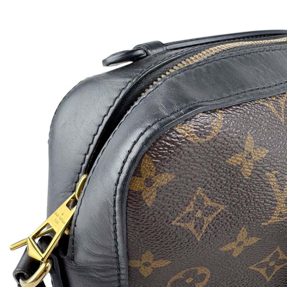 LOUIS VUITTON Authentic Black Monogram Canvas Shoulder Bag - Picture 6 of 13
